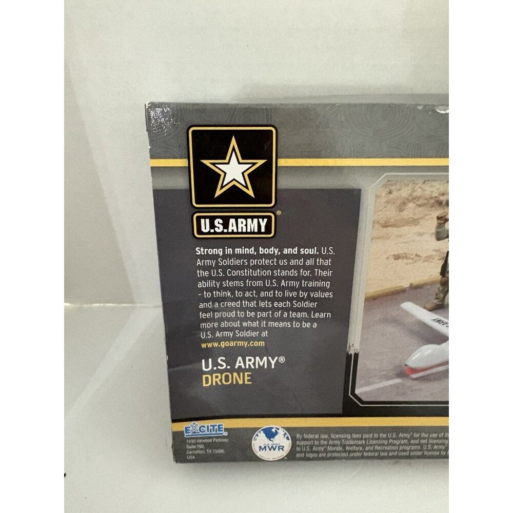 Excite U.S. Army Drone Official Licensed Action Figure Military Soldier - Picture 7 of 10